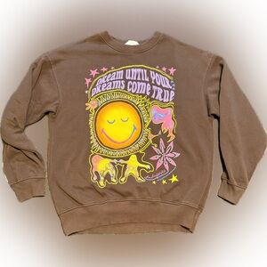 H&M Smiley World Brown Sweater